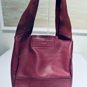 Rag & Bone Burgundy Leather Shoulder Bag